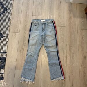 MOTHER The Insider Crop Step Fray